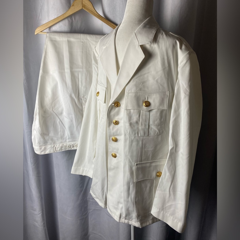 Authentic German Naval suit.  Tristan’s costume closet.
